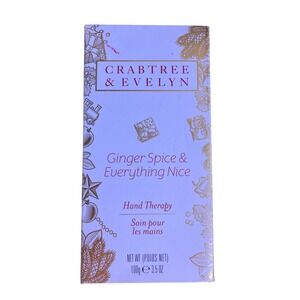 Crabtree & Evelyn Ginger Spice Hand Therapy Cream 3.5 oz New in Box‎